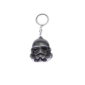 Star Wars Inspired Stormtrooper Helmet Keyschain Mandalorian Disney Baby Yoda The Child Grogu KC-001 - www.ChallengeCoinCreations.com
