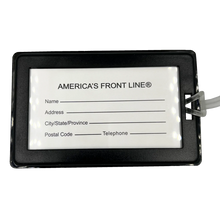Load image into Gallery viewer, American Flag USA Luggage ID Tag Military Veteran Patriotic Gift for suitcase BL4-023 LKC-99