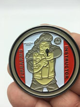 Load image into Gallery viewer, Inspired by the Simpsons Springfield Police Department Firearms Instructor Challenge Coin DL3-01 - www.ChallengeCoinCreations.com