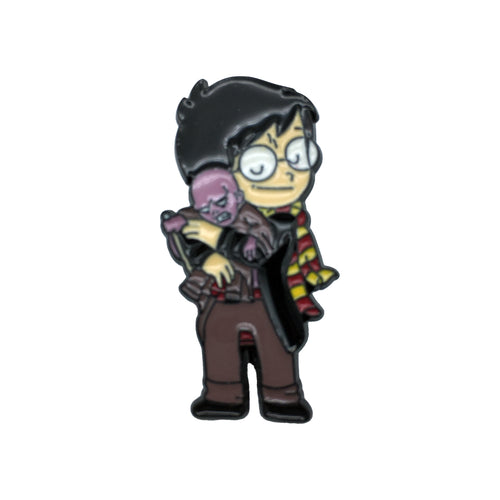 Parody Harry Baby Voldemort Love Enamel Pin Free USA Shipping P-155