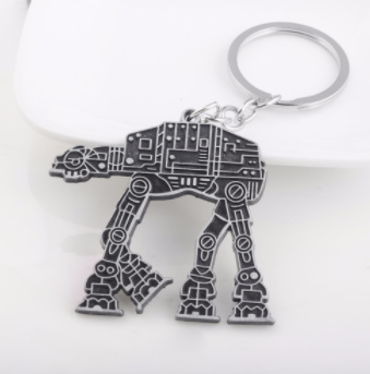 Star Wars Inspired All Terrain Armored Transport AT-AT Keychain  Mandalorian Disney Baby Yoda The Child Grogu KC-002 - www.ChallengeCoinCreations.com