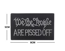 Load image into Gallery viewer, We The People ARE POed.  Hook and Loop Morale Patch Army Navy USMC Air Force LEO  PAT-48
