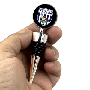Premier League West Bromwich Albion West Brom FC Wine stopper Football Soccer Futbol - www.ChallengeCoinCreations.com