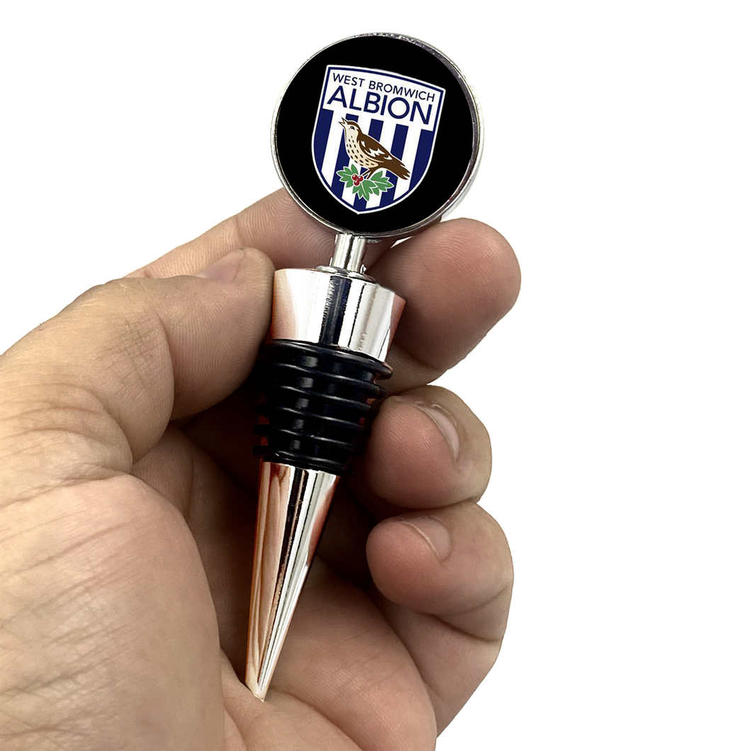 Premier League West Bromwich Albion West Brom FC Wine stopper Football Soccer Futbol - www.ChallengeCoinCreations.com