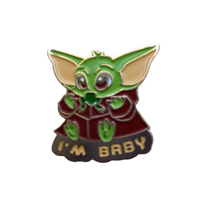 Baby Yoda Eating Space Frog Enamel Pin Free USA Shipping P-156