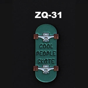 ZQ-31 Skateboard Skater Cool People Skate Or Die Enamel Pin FREE USA Shipping - www.ChallengeCoinCreations.com