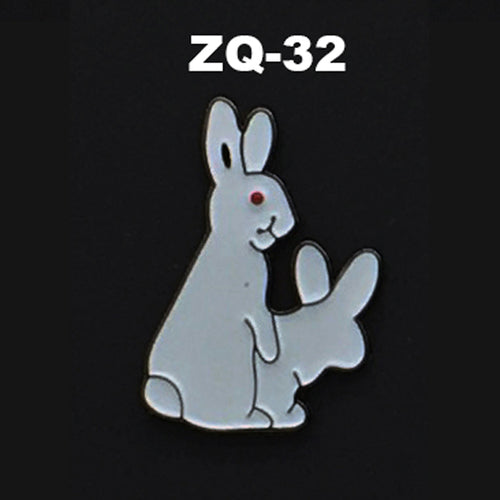 ZQ-32 Like Rabbits Enamel Pin FREE USA Shipping - www.ChallengeCoinCreations.com
