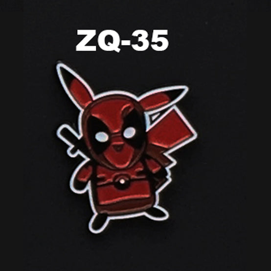 ZQ-35 Deadpool Parody Mini Pool Cute Enamel Pin FREE USA Shipping - www.ChallengeCoinCreations.com