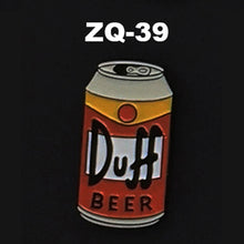 Load image into Gallery viewer, ZQ-39 Simpsons Inspired Duff Beer Homer Enamel Pin FREE USA Shipping - www.ChallengeCoinCreations.com