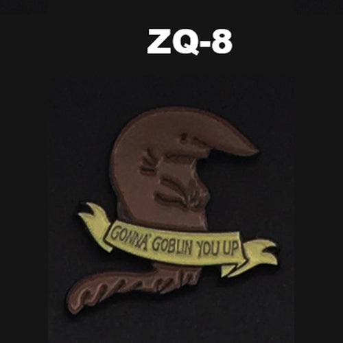 ZQ-8 Goblin Shark Enamel Pin FREE USA Shipping - www.ChallengeCoinCreations.com